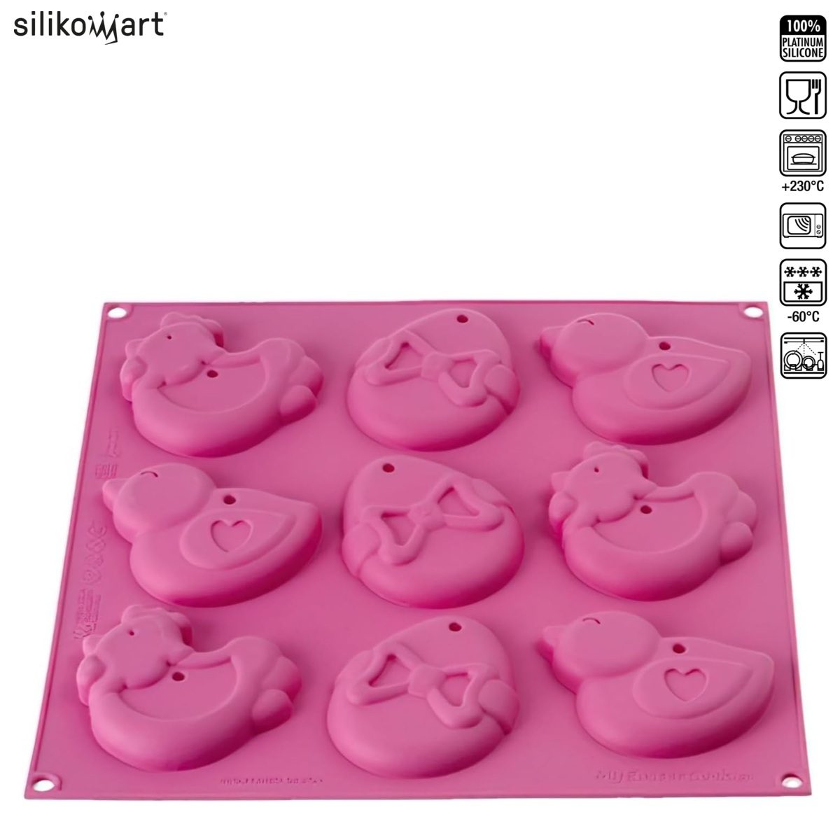 SILIKOMART MY EASTER COOKIES HSH03A ΦΟΡΜΑ ΣΙΛΙΚΟΝΗΣ ΜΠΙΣΚΟΤΩΝ 9 ΘΕΣΕΩΝ 450ml 93x80x14.5mm-Box in Thessaloniki