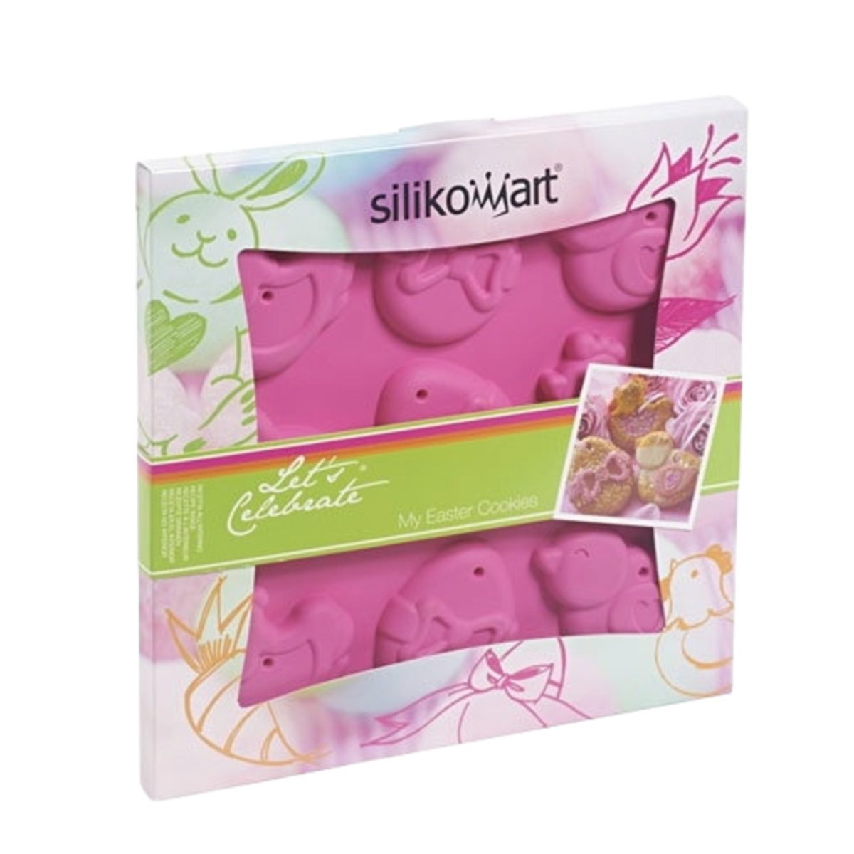 Silikomart my easter cookies hsh03a φορμα σιλικονης μπισκοτων 9 θεσεων 450ml 93x80x14.5mm | 055.1103 - Image 4