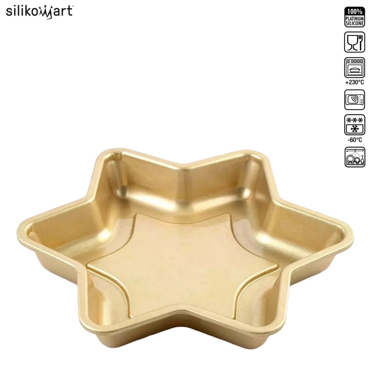 SILIKOMART ETOLIE SFT201 ΦΟΡΜΑ ΣΙΛΙΚΟΝΗΣ ΑΣΤΕΡΙ 1200ml 260x260x40mm-Box in Thessaloniki