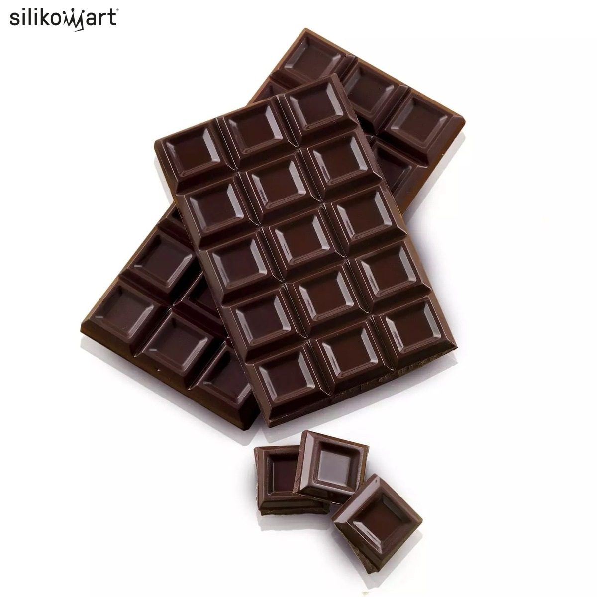 Silikomart tablette choco bar scg37 φορμα σιλικονης σοκολατας 91ml 154x77x9mm | 055.2237 - Image 7