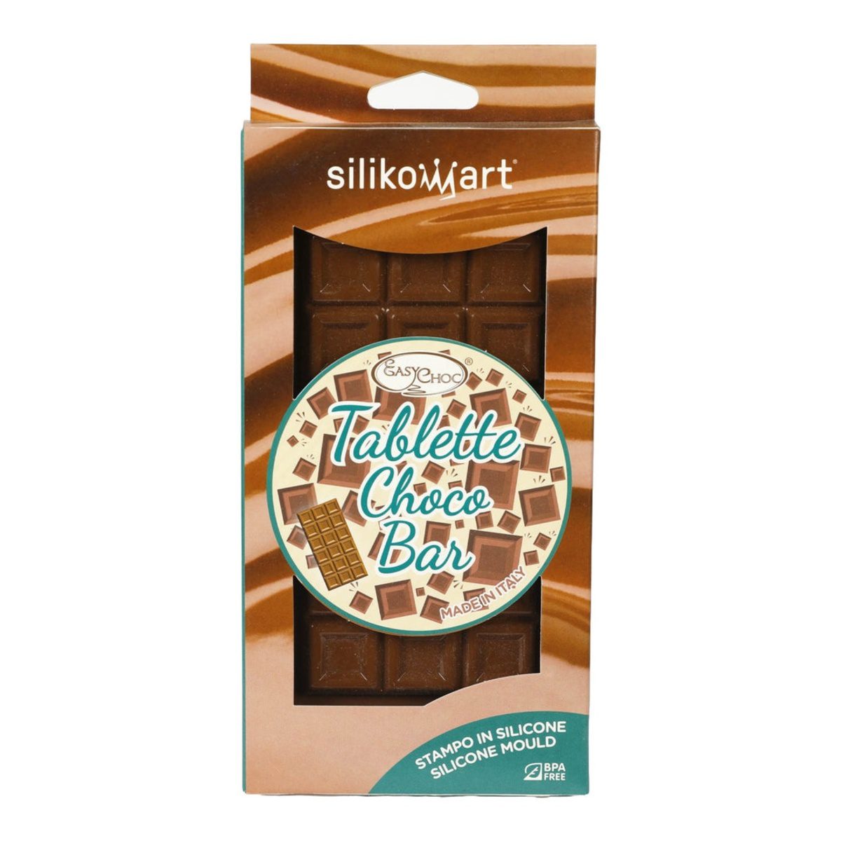 SILIKOMART TABLETTE CHOCO BAR SCG37 ΦΟΡΜΑ ΣΙΛΙΚΟΝΗΣ ΣΟΚΟΛΑΤΑΣ 91ml 154x77x9mm-Box in Thessaloniki
