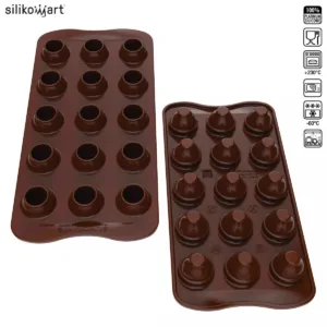 SILIKOMART CHOCO EGG 3D SCG58 ΦΟΡΜΑ ΣΙΛΙΚΟΝΗΣ ΓΙΑ ΣΟΚΟΛΑΤΑΚΙΑ 15x10ml Ø23x30mm-Box in Thessaloniki