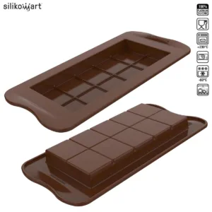 SILIKOMART DUBAI CHOCO BAR SCG66 ΦΟΡΜΑ ΣΙΛΙΚΟΝΗΣ ΣΟΚΟΛΑΤΑΣ 175ml 155x75x15mm-Box in Thessaloniki