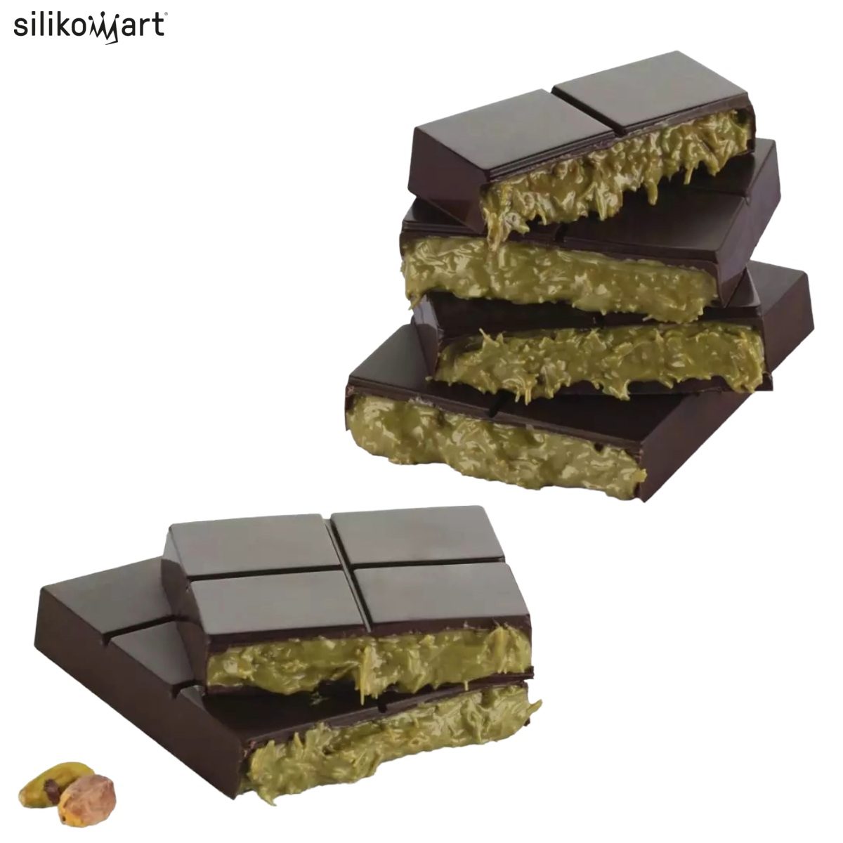 SILIKOMART DUBAI CHOCO BAR SCG66 ΦΟΡΜΑ ΣΙΛΙΚΟΝΗΣ ΣΟΚΟΛΑΤΑΣ 175ml 155x75x15mm-Box in Thessaloniki