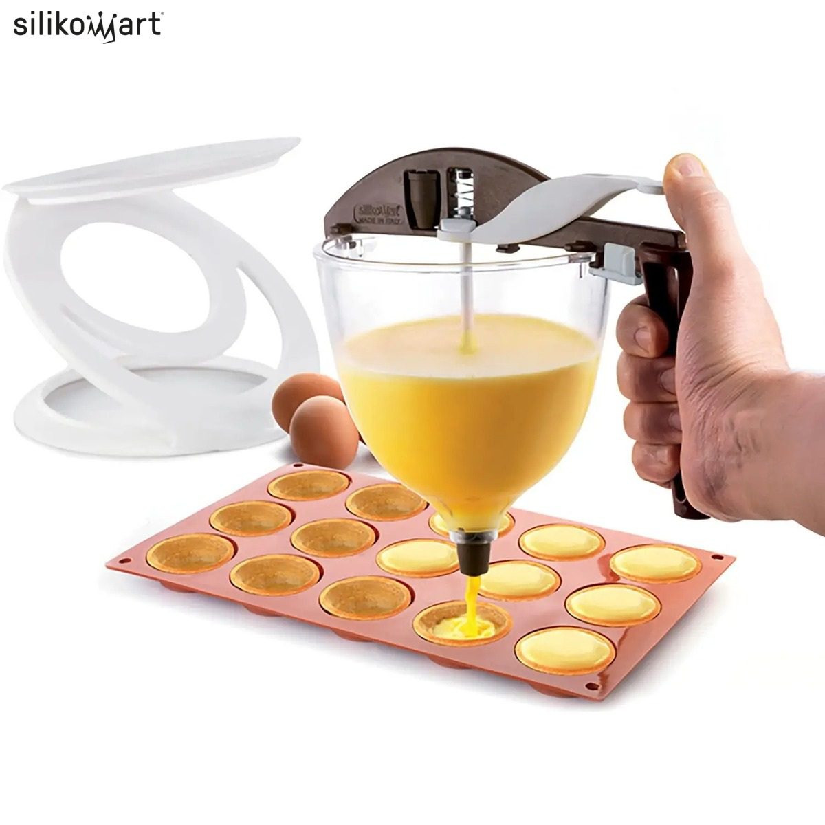 SILIKOMART FUNNEL CHOC ΧΩΝΙ-ΔΟΣΟΜΕΤΡΗΤΗΣ 1000ml – ACC086-Box in Thessaloniki