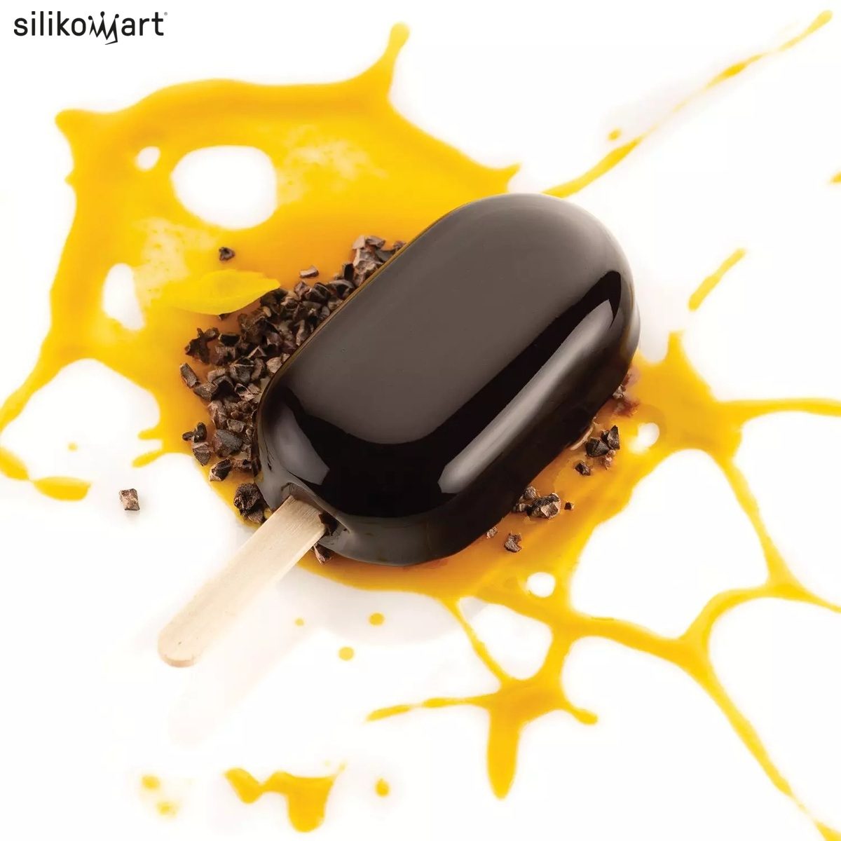 Silikomart σετ 2 φορμες σιλικονης παγωτου 2 θεσεων (4x90ml) – gel01 classic | 055.3152 - Image 4