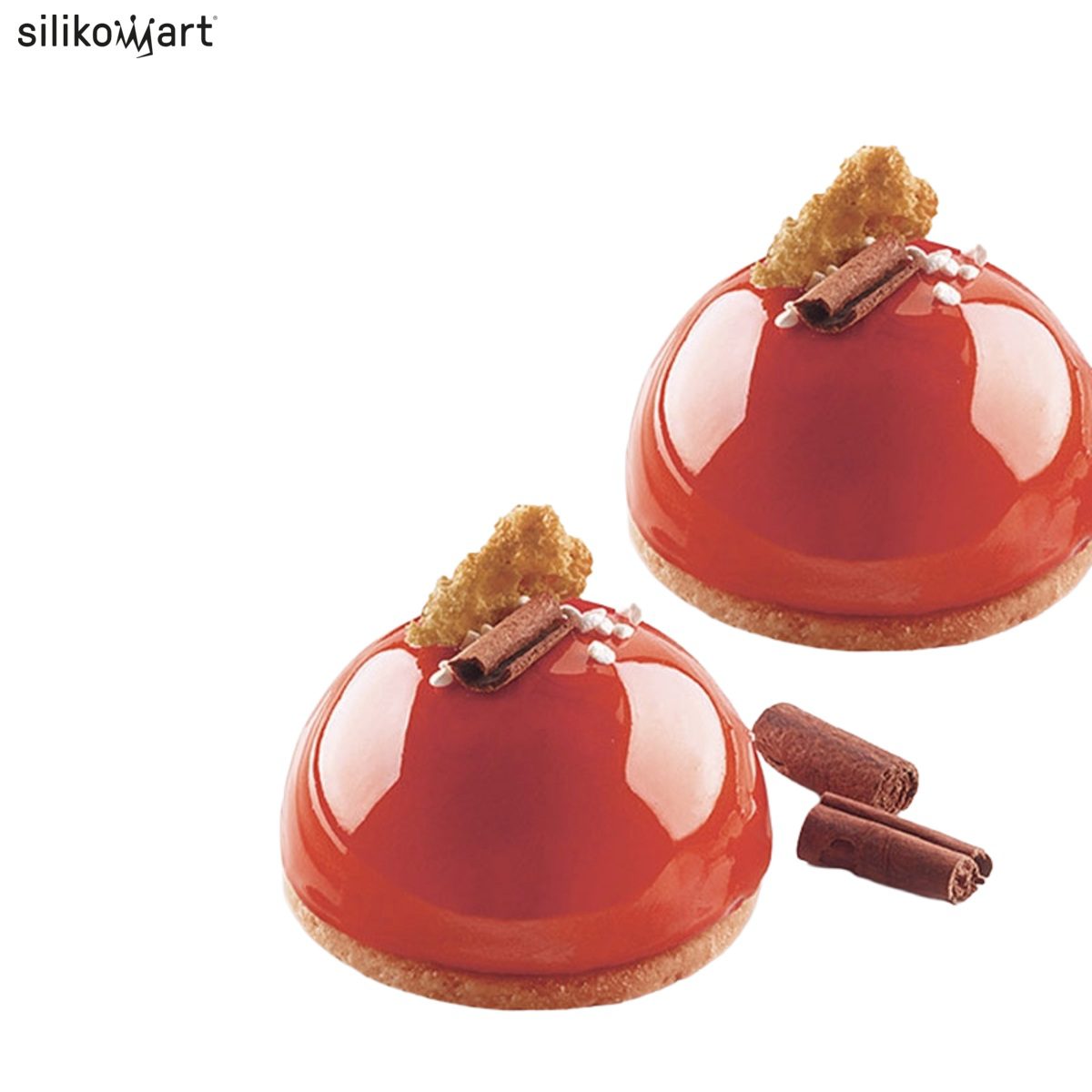 Silikomart classic sf001 semisfera φορμα σιλικονης 5x120ml ø80x40mm | 055.5001 - Image 4