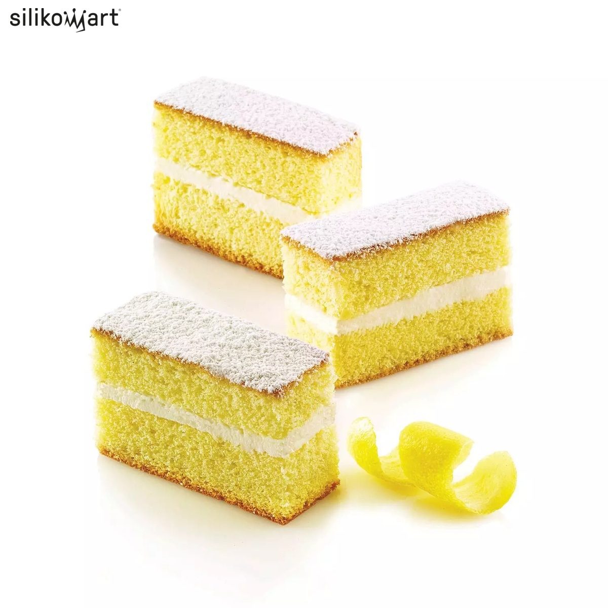 SILIKOMART CLASSIC SF026 MINI CAKE ΦΟΡΜΑ ΣΙΛΙΚΟΝΗΣ 12x70ml 79x29x30mm-Box in Thessaloniki