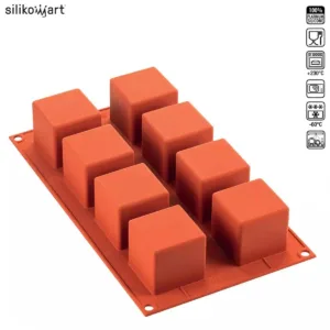 SILIKOMART CLASSIC SF104 CUBO ΦΟΡΜΑ ΣΙΛΙΚΟΝΗΣ 8x125ml 50x50x50mm-Box in Thessaloniki