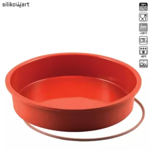 SILIKOMART CLASSIC SFT128 ROTONDO ΦΟΡΜΑ ΣΙΛΙΚOΝΗΣ ΣΤΡΟΓΓΥΛΗ 2500ml Ø28×4.7εκ.-Box in Thessaloniki