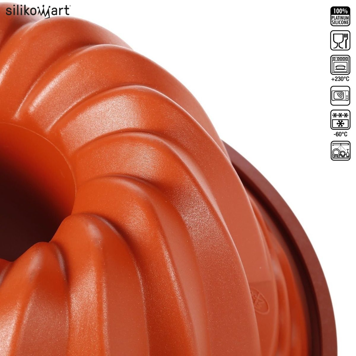 SILIKOMART CLASSIC SFT250 GUGELHUPF ΦΟΡΜΑ ΣΙΛΙΚΟΝΗΣ ΚΩΝΙΚΗ 2200ml Ø22×11εκ.-Box in Thessaloniki