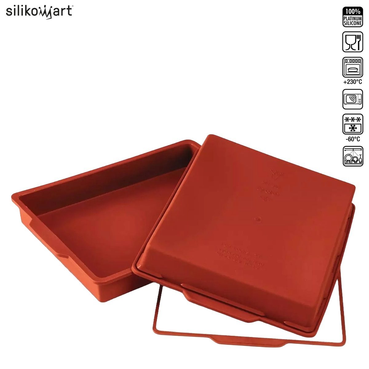 SILIKOMART CLASSIC SFT332 LASAGNERA ΤΑΨΙ ΣΙΛΙΚOΝΗΣ 4500ml 30×22.5×5.5εκ.-Box in Thessaloniki