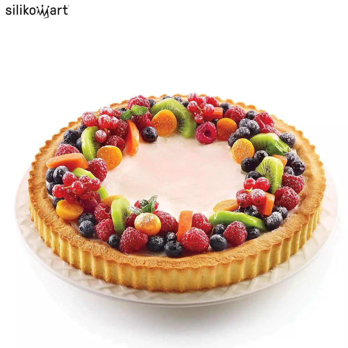 SILIKOMART CLASSIC SFT428 CROSTATA ΦΟΡΜΑ ΣΙΛΙΚOΝΗΣ ΤΑΡΤΑΣ 1750ml Ø28×3εκ.-Box in Thessaloniki