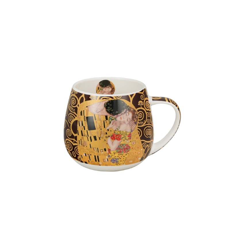Duo Κούπα Barrel 430ml "The Kiss Brown" Gustav Klimt από Πορσελάνη | 070.972471 – Art Gallery Collection Barrel Mug - Box In Θεσσαλονίκη - 25ης Μαρτίου 111