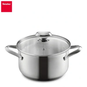 Metaltex Icona Κατσαρόλα Ανοξείδωτη 18/10 Ø20cm | 3lt με Γυάλινο Καπάκι | 034.311234 - Box In Θεσσαλονίκη - 25ης Μαρτίου 111