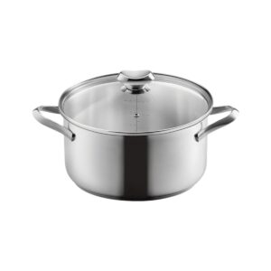 Metaltex Icona Κατσαρόλα Ανοξείδωτη 18/10 Ø24cm | 5lt με Γυάλινο Καπάκι | 034.311225 - Box In Θεσσαλονίκη - 25ης Μαρτίου 111