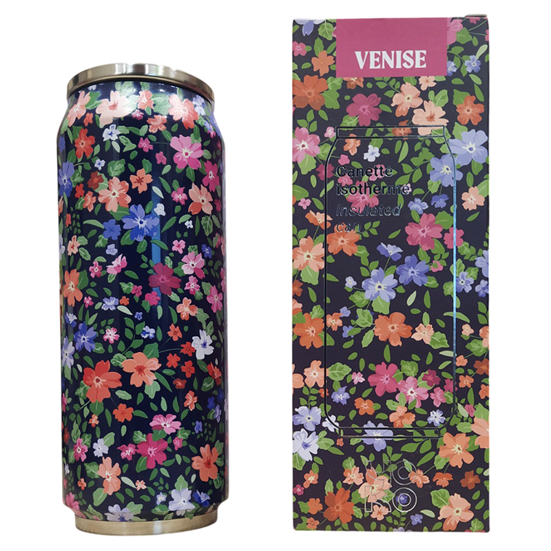 Yoko Design Can Venise Ισοθερμικό Παγούρι Θερμός με Καλαμάκι Inox 304 |500ml - Artistic Edition | 1-2329 - Box In Θεσσαλονίκη - 25ης Μαρτίου 111