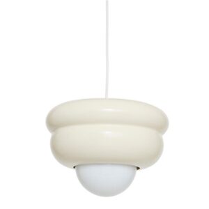 Φωτιστικό οροφής γυάλινο cream Φ28 cm 07.213720