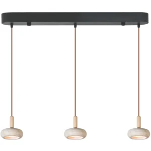 Φωτιστικο κρεμαστο τραβερτινα led 3χ5w Arte Illumina lito | 144-50064 Βox in Θεσσαλονίκη