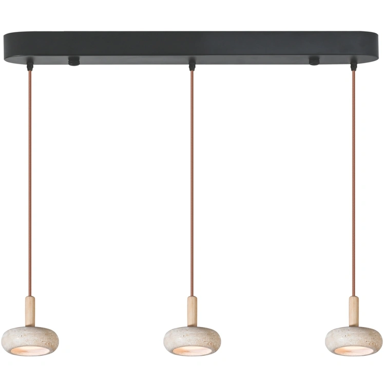 Φωτιστικο κρεμαστο τραβερτινα led 3χ5w Arte Illumina lito | 144-50064 Βox in Θεσσαλονίκη