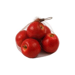 Μήλα κόκκινα σετ 5τμχ σε δυχτάκι 15x14cm 014.KG4055