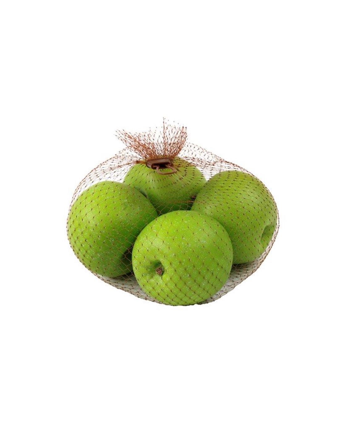 Μήλα πράσινα σετ 4τμχ σε δυχτάκι 15x14cm 014.KG4056