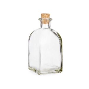 Μπουκάλι γυάλινο με φελλό 125ml/5x5x10cm 029.79884