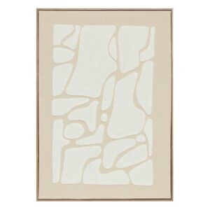 Πίνακας 3D "Fabric Ziad" μπεζ-καφέ 50x70cm 07.210453