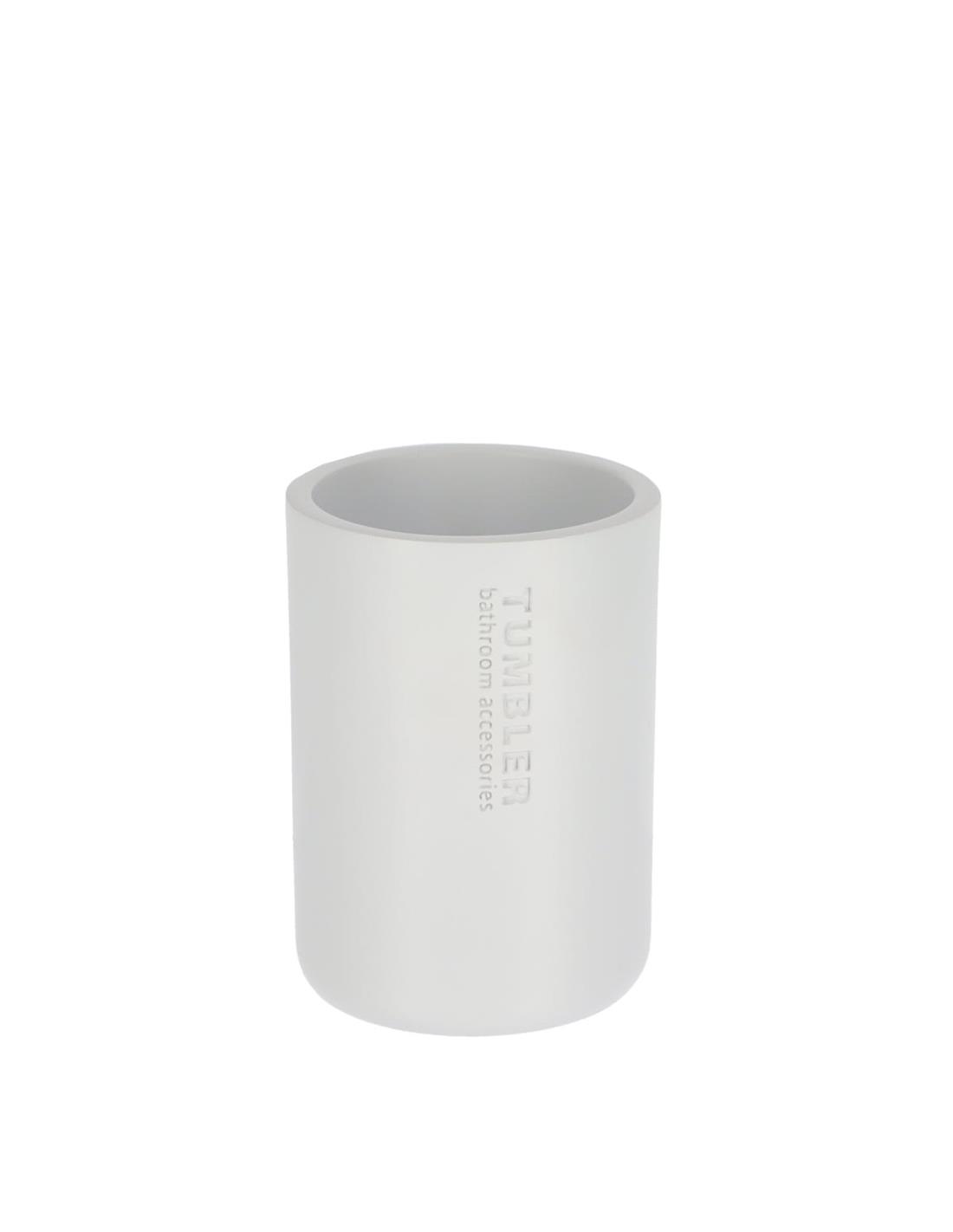 Ποτήρι μπάνιου polyresin λευκό ματ 06.61101210