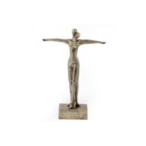 Ζευγάρι άγαλμα χρυσό polyresin 25X7.5X35cm 014.OR2110
