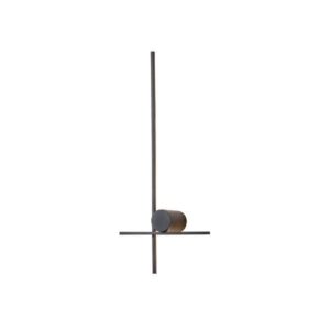 Απλικα toixoy μεταλλο-ακρυλικο led 12w 840lm 3000k 600x260x60mm δεξια μαυρο Arte Illumina clio