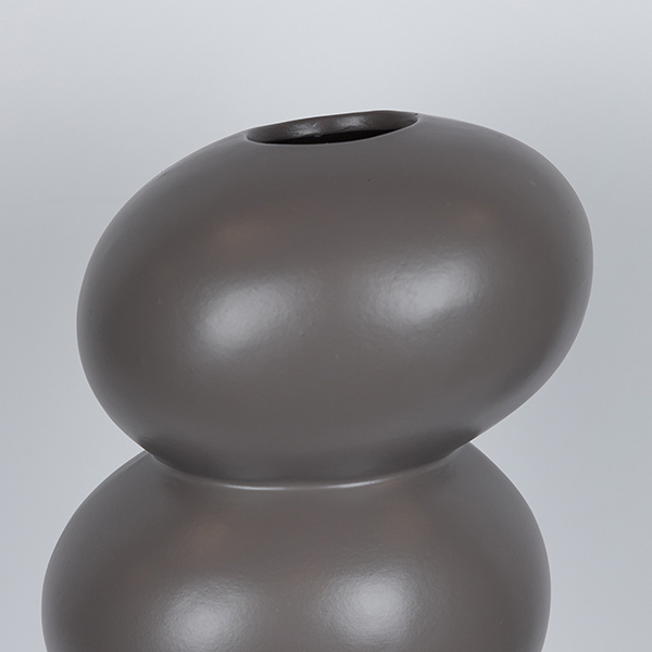 ΒΑΖΟ ΚΕΡΑΜΙΚΟ ΣΚΟΥΡΟ ΓΚΡΙ 20.5x17.1x65.3cm