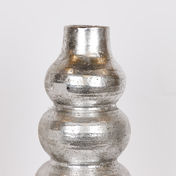 ΒΑΖΟ ΠΗΛΙΝΟ ΑΣΗΜΙ 18x18x48cm