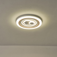 Πλαφονιερα μεταλλο-πλαστικο led 60w 5220lm 3cct(3000-4000-6500k) φ490x50mm λευκο Arte Illumina motivo