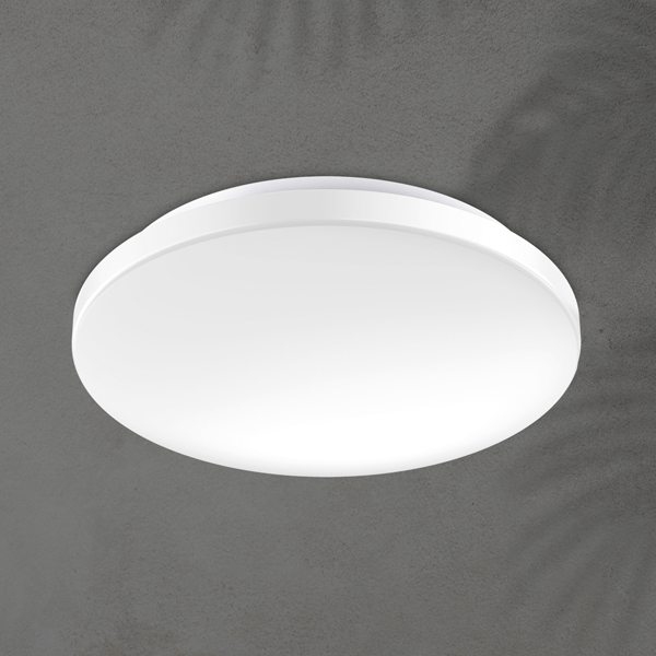 Πλαφονιερα οροφης 36w 3900lm φ500mm 3cct (3000-4000-6500k) ip20 λευκη Arte Illumina plus nuivia