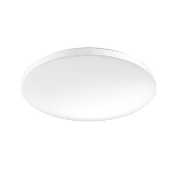 Πλαφονιερα οροφης 36w 3900lm φ500mm 3cct (3000-4000-6500k) ip20 λευκη Arte Illumina plus nuivia