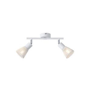 Σποτ με διχτυ μεταλλο 2φωτο 2xe14 max 8w 255x80x145mm λευκο Arte Illumina meshy