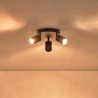Σποτ μεταλλο 3φωτο 3xgu10 max 7w φ180x135mm μαυρο Arte Illumina olymp