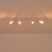 Σποτ μεταλλο 4φωτο 4xgu10 max 7w 790x165mm λευκο Arte Illumina olymp