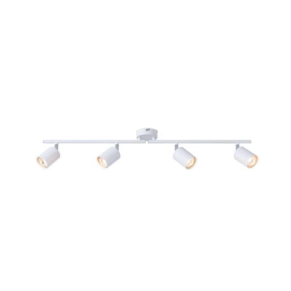 Σποτ μεταλλο 4φωτο 4xgu10 max 7w 790x165mm λευκο Arte Illumina olymp