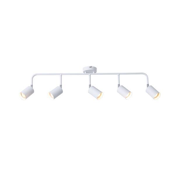 Σποτ μεταλλο 5φωτο 5xgu10 max 7w 800x230mm λευκο Arte Illumina olymp