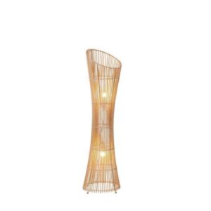 Φωτιστικο επιδαπεδιο bamboo 1xe27 max 15w φ295χ1180mm μπεζ Arte Illumina calypso