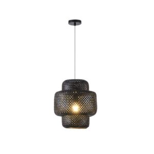 Φωτιστικο κρεμαστο bamboo 1xe27 max15w 310x310x1480mm μαυρο Arte Illumina avra