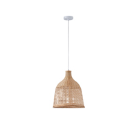 Φωτιστικο κρεμαστο bamboo μονοφωτο 1xe27 max 15w φ310x1580mm μπεζ Arte Illumina earthy