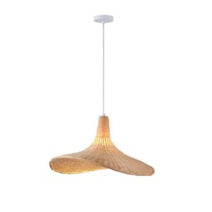 Φωτιστικο κρεμαστο bamboo μονοφωτο 1xe27 max 15w φ520x1500mm μπεζ Arte Illumina visor