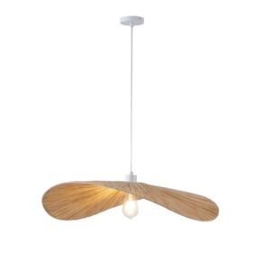 Φωτιστικο κρεμαστο bamboo μονοφωτο 1xe27 max 15w φ700x1400mm μπεζ Arte Illumina oasis