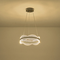 Φωτιστικο κρεμαστο ακρυλικο στρογγυλο led 48w 4320lm 3000k φ400x1200mm ασημι Arte Illumina torino
