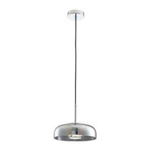 Φωτιστικο κρεμαστο αλουμινιο μονοφωτο led 5w φ23χh8cm 3cct σκουρο γκρι Arte Illumina saturn