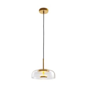 Φωτιστικο κρεμαστο αλουμινιου μονοφωτο led 5w φ23χh8cm 3 cct  διαφανο Arte Illumina eclipse
