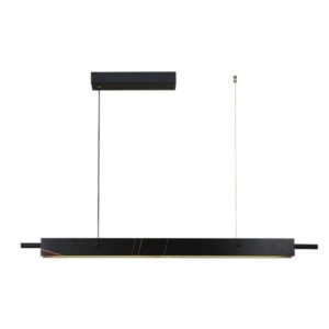 Φωτιστικο κρεμαστο γραμμικο led 20w l124*w5.6*h7cm 3 cct  μαυρο Arte Illumina